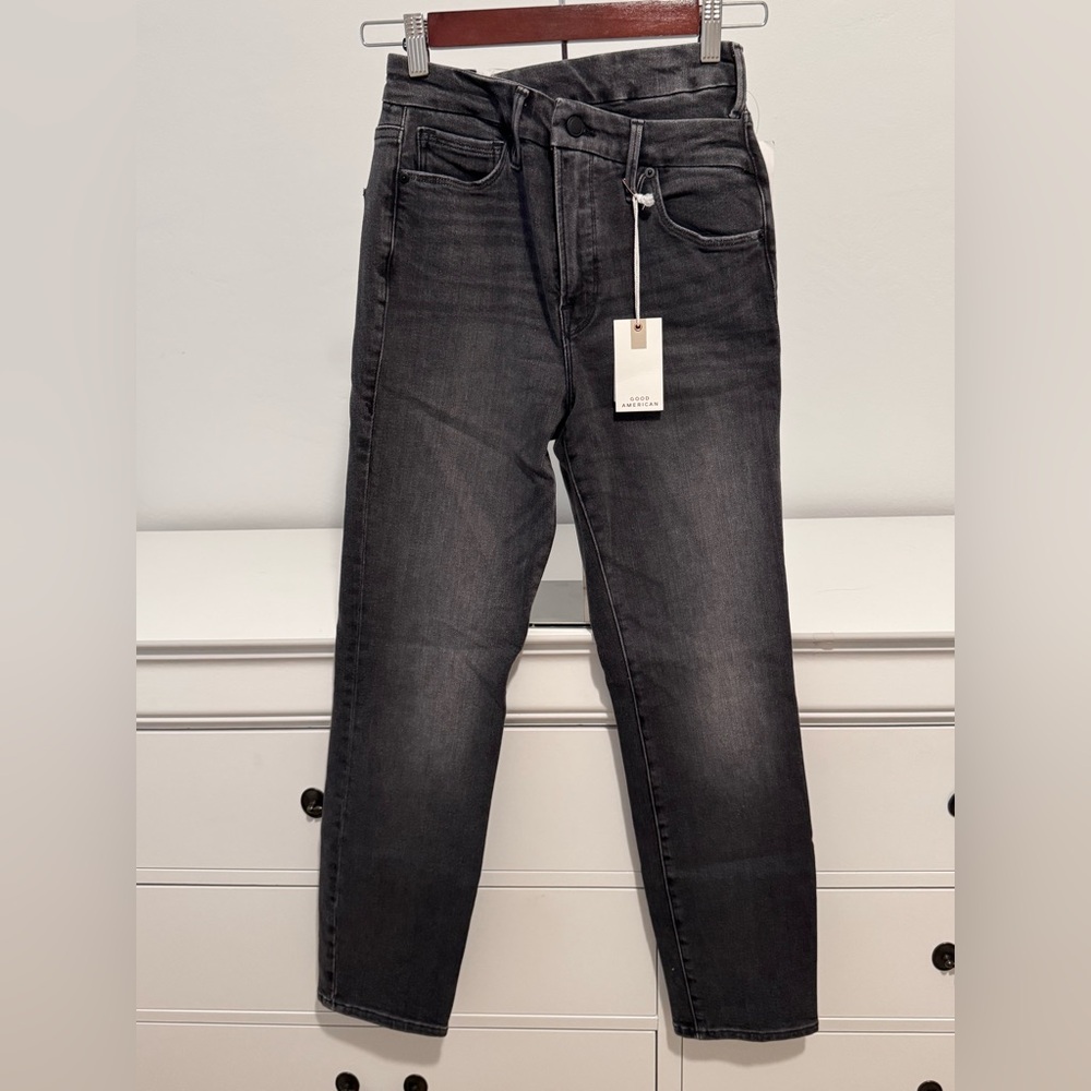 Good American Good Classic High Rise Jeans 26 / 2 – Black NWT